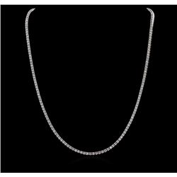 14KT White Gold 5.23ctw Diamond Necklace