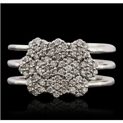 18KT White Gold 0.68ctw Diamond Ring