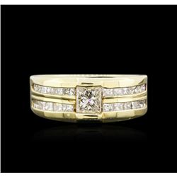 14KT Yellow Gold 1.64ctw Diamond Ring