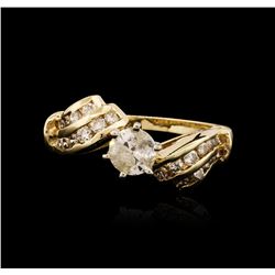 14KT Yellow Gold 0.75ctw Diamond Ring