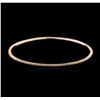 Image 1 : 14KT Rose Gold 0.98ctw Diamond Bangle Bracelet