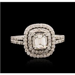 14KT White Gold EGL USA Certified 1.82ctw Diamond Ring