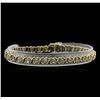 Image 1 : 0.50ctw Diamond Bracelet - 14KT Yellow Gold