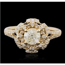 14KT Yellow Gold 1.44ctw Diamond Ring