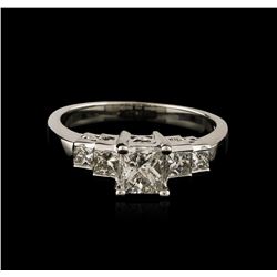 14KT White Gold 1.19ctw Diamond Ring