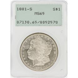 1881-S PCGS MS65 Morgan Silver Dollar