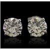 Image 1 : 14KT White Gold 4.33ctw Diamond Stud Earrings