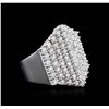 Image 2 : 14KT White Gold 3.12ctw Diamond Ring