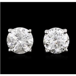 14KT White Gold 1.17ctw Diamond Stud Earrings