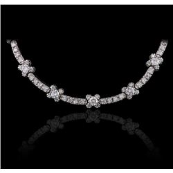 14KT White Gold 1.52ctw Diamond Necklace