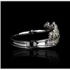 Image 5 : 14KT White Gold 13.56ct Diamond Bangle Bracelet