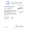 Image 9 : 14KT White Gold 13.56ct Diamond Bangle Bracelet