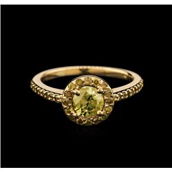 1.03ctw Yellow Diamond Ring - 14KT Yellow Gold