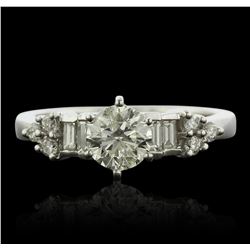 18KT White Gold 1.27ctw Diamond Ring