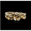 Image 1 : 14KT Yellow Gold 0.10ctw Diamond Ring