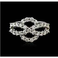 18KT White Gold 1.11ctw Diamond Ring