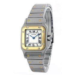 Cartier Two-Tone Santos De Calbee Ladies Watch