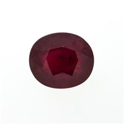 21.15ct. One Oval Cut Natural Ruby