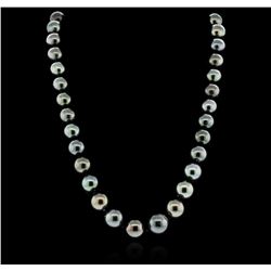 14KT White Gold Tahitian Pearl Necklace