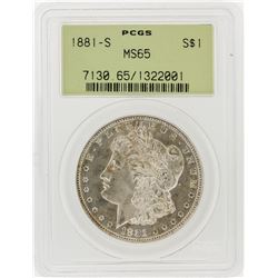 1881-S PCGS MS65 Morgan Silver Dollar