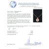 Image 3 : 14KT rose gold 13.57ct Morganite and Diamond Pendant With Chain