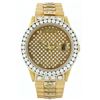 Image 2 : Rolex President 18KT Gold 7.50ctw Diamond DayDate Men's Watch