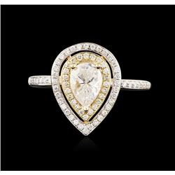 14KT Yellow Gold 1.13ctw Diamond Ring