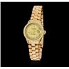 Image 1 : Rolex 18KT Yellow Gold Diamond DateJust Ladies Watch