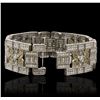 Image 3 : 14KT White Gold 14.92ctw Diamond Bracelet