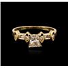 Image 1 : 18KT Yellow Gold 0.74ctw Diamond Ring