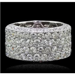 18KT White Gold 5.63ctw Diamond Ring