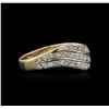 Image 2 : 14KT Yellow Gold 0.25ctw Diamond Ring