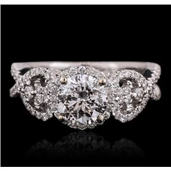 18KT White Gold 1.93ctw Diamond Ring