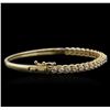 Image 2 : 14KT Yellow Gold 1.58ctw Diamond Bracelet