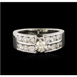 14KT White Gold 0.75ctw Diamond Ring