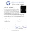 Image 4 : 10KT White Gold EGL USA Certified 20.85ctw Diamond Necklace
