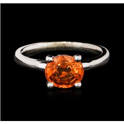 14KT White Gold 2.12ct Spessartite Ring