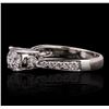 Image 2 : 18KT White Gold 1.40ctw Diamond Ring