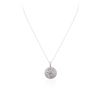 Image 1 : 14KT White Gold 2.84ctw Diamond Pendant With Chain