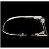 Image 3 : 14KT White Gold 0.51ct Emerald and Diamond Bracelet
