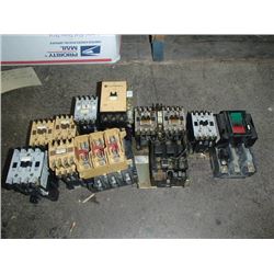 LOT OF MISC ALLEN BRADLEY CONTACTORS