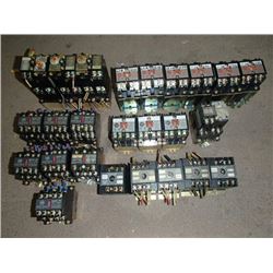 LOT OF MISC ALLEN BRADLEY CONTACTORS