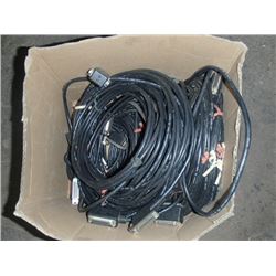 LOT OF 17 MODICON AS-W903-015 984/ASCII-DAP CABLE ASSEMBLY 15FT