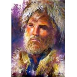 Sherry Gallagher. Pastel. Mountain man. 16  x 12 . Estimate $600-$800.…