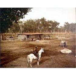 L.A. Huffman. Colored Coffren. "A Snug Little Home Amoung The Big Cottonwoods." circa 1960's-1980…