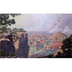 K. McKenna. Oil on canvas. Grand Canyon. 30  x 50 . Estimate $1,000-$2,000.…