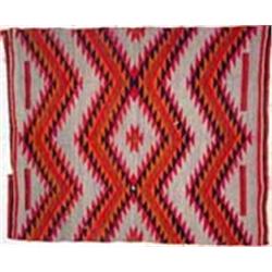 Navajo Indian Transition Rug. 55  x 69 . Estimate $600-$800.…