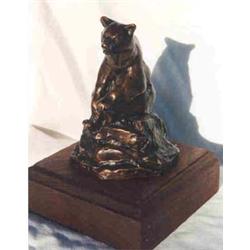 C.M. Russell (1864-1926). Bronze sculpture. "Berry Eater." #94/100. 7" Tall. Estimate $750-$1,000…