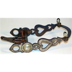 Silver Inlaid & Overlaid Spade Bit. Estimate $300-$400.…