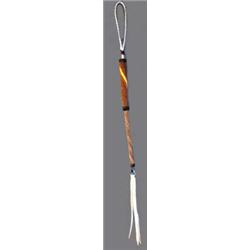 (2) Quirts. Contemporary Horse Hair Quirt & Braided Quirt. 23  long. Estimate $300-$400.…